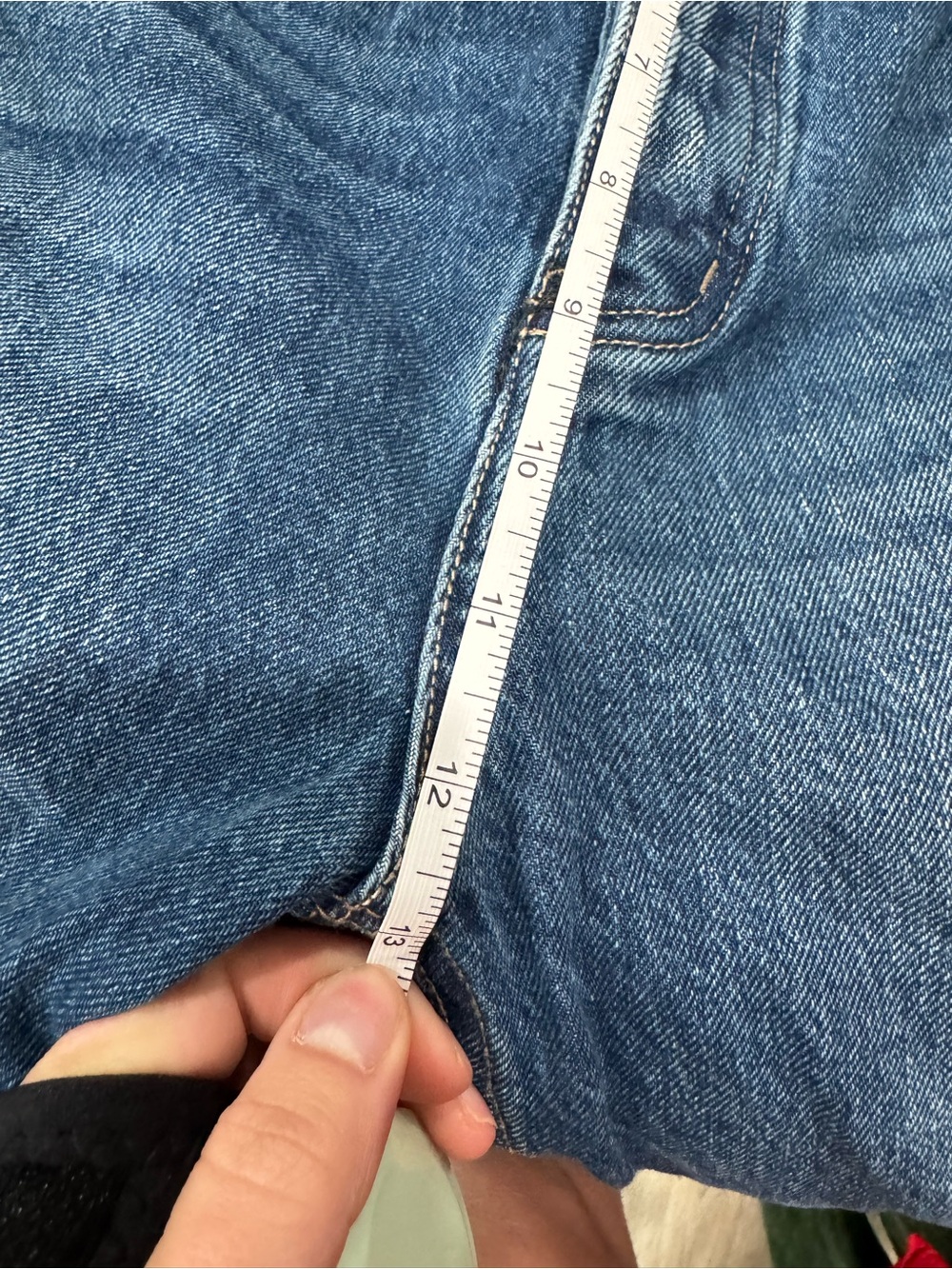Kancan High-Waist Wide Leg Women’s Jeans in Blue - Picture 8 of 9